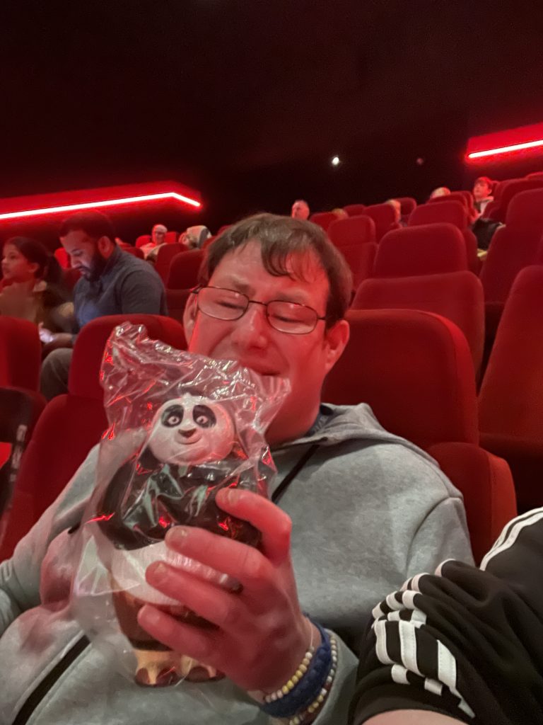 Stephen at Kungfu Panda 4 cineworld